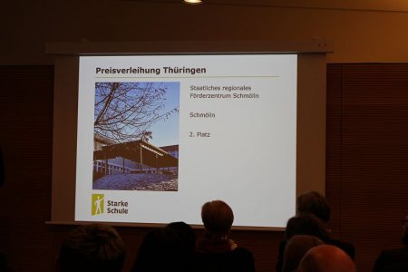 Preisverleihung für 2.Platz in Thüringen in Erfurt 23.01.2017
